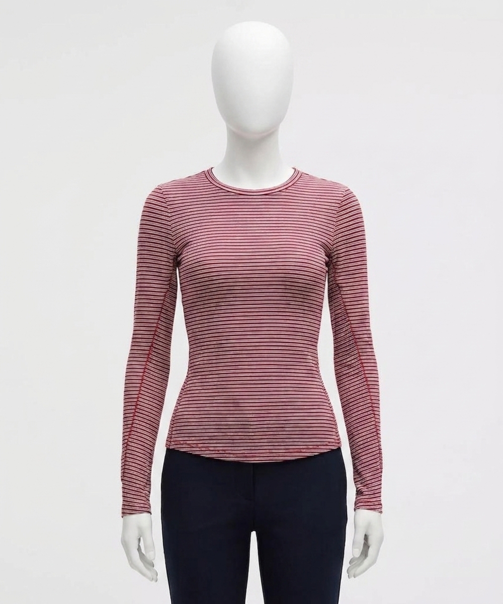 NEW LULULEMON hold tight long sleeve top in oxford res